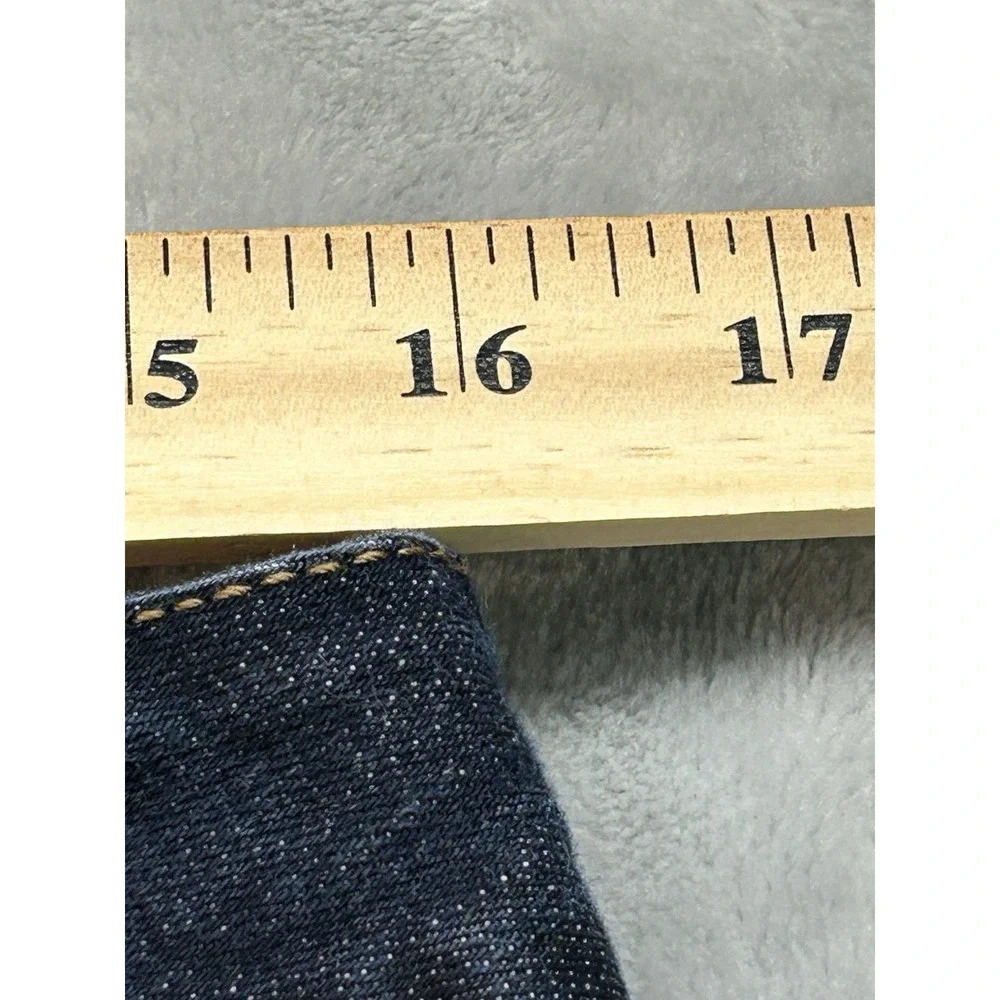 Lane Bryant Jean Slim Bootcut Y2K Genius Fit Stretch Women Plus Sz 14P Blue Dark